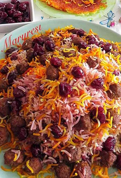 آلبالو پلو