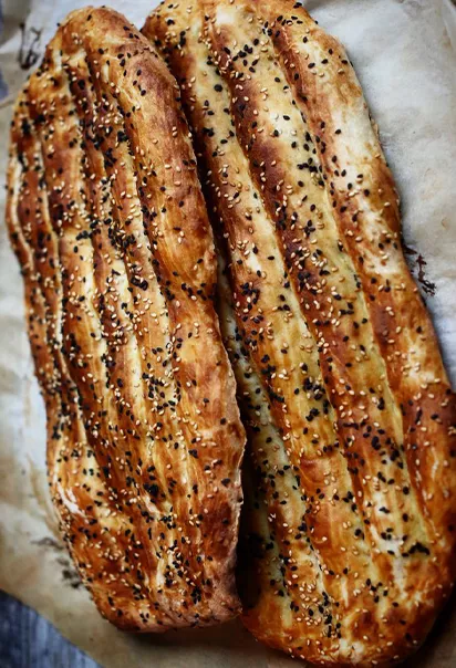 نان بربری در منزل
