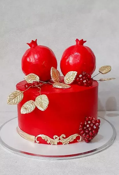کیک شب یلدا ( کیک انار )