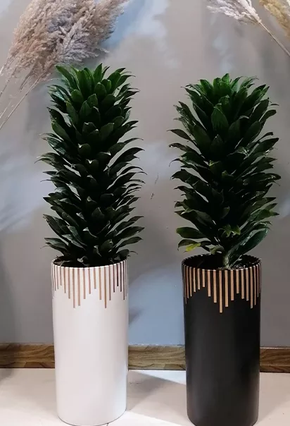 گلدان سفالگری بدون چرخ